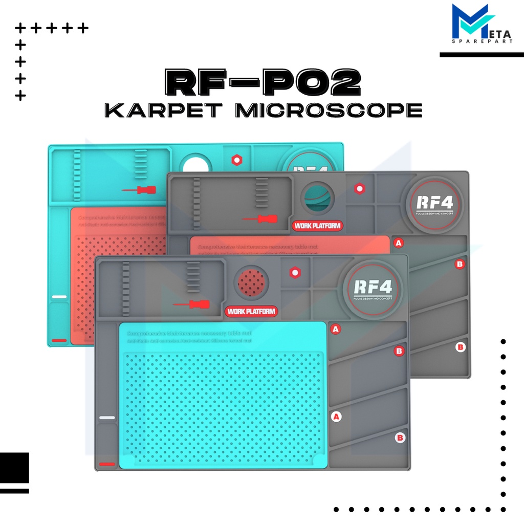 KARPET MICROSCOPE RF-PO2 / KARPET SILICON TAHAN PANAS
