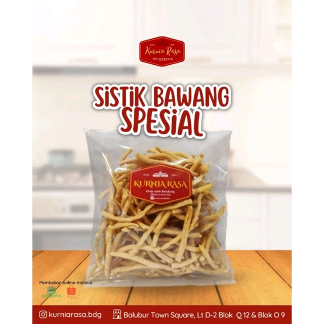 

SISTIK BAWANG 250 gr / SNACK KILOAN / KURNIA RASA