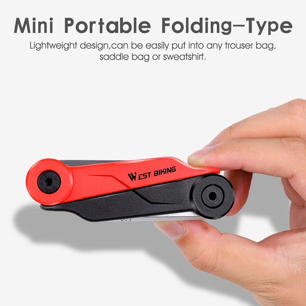 Lanfy Sepeda Multi-Fungsi Alat Portable 16in1 Bersepeda Bagian Aksesoris Sepeda Alat Perbaikan Obeng Hexagonal