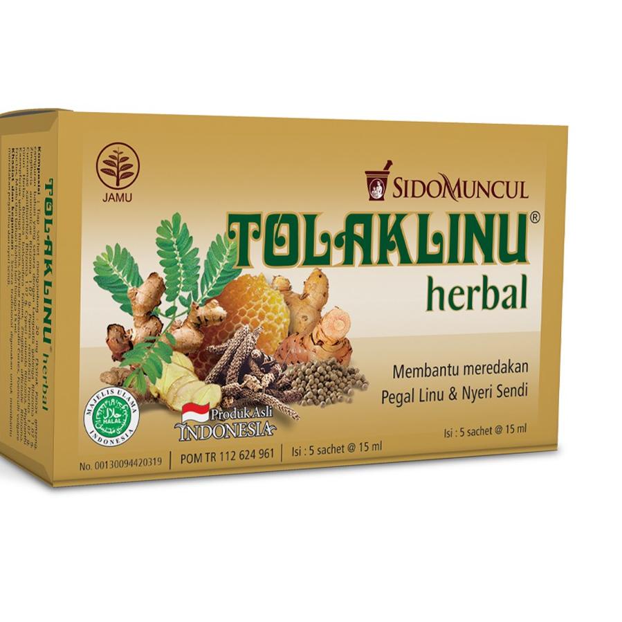 

[KODE PRODUK 0GDHJ4895] Tolak Linu Cair Dus 5's Herbal Alami - Pegal Linu Nyeri Sendi