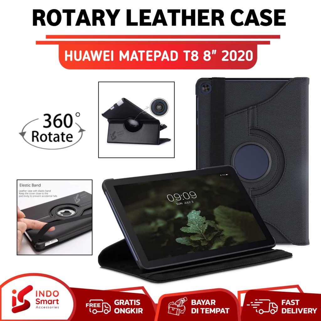 Case Matepad T8 | Case Huawei Matepad T8 | 8 inch 2020 Casing Rotary Flip Cover Case Tablet