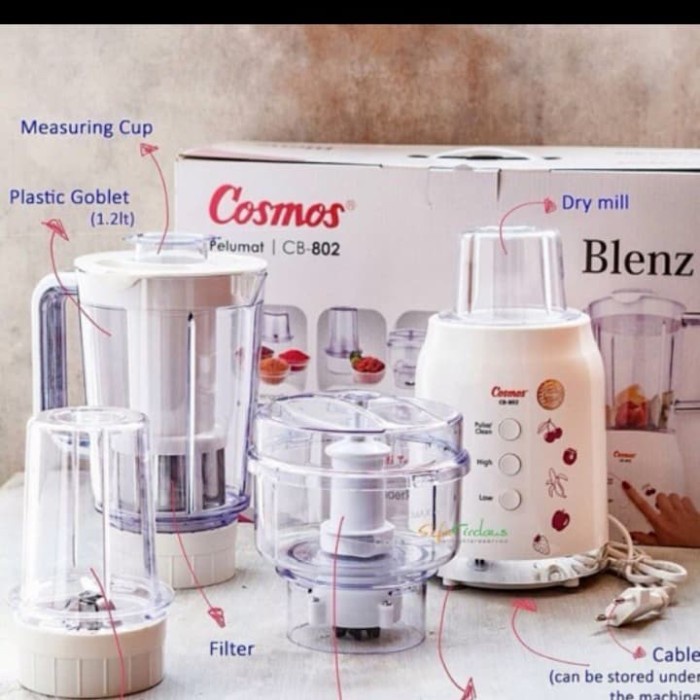 {OkaStore} blender cosmos 4in1 cb 802. blender copersaringnmil bumbu Berkualitas