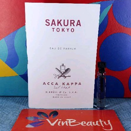 Vial Parfum OriginaL Acca Kappa Sakura Tokyo EDP 2 ml For Unisex Murah