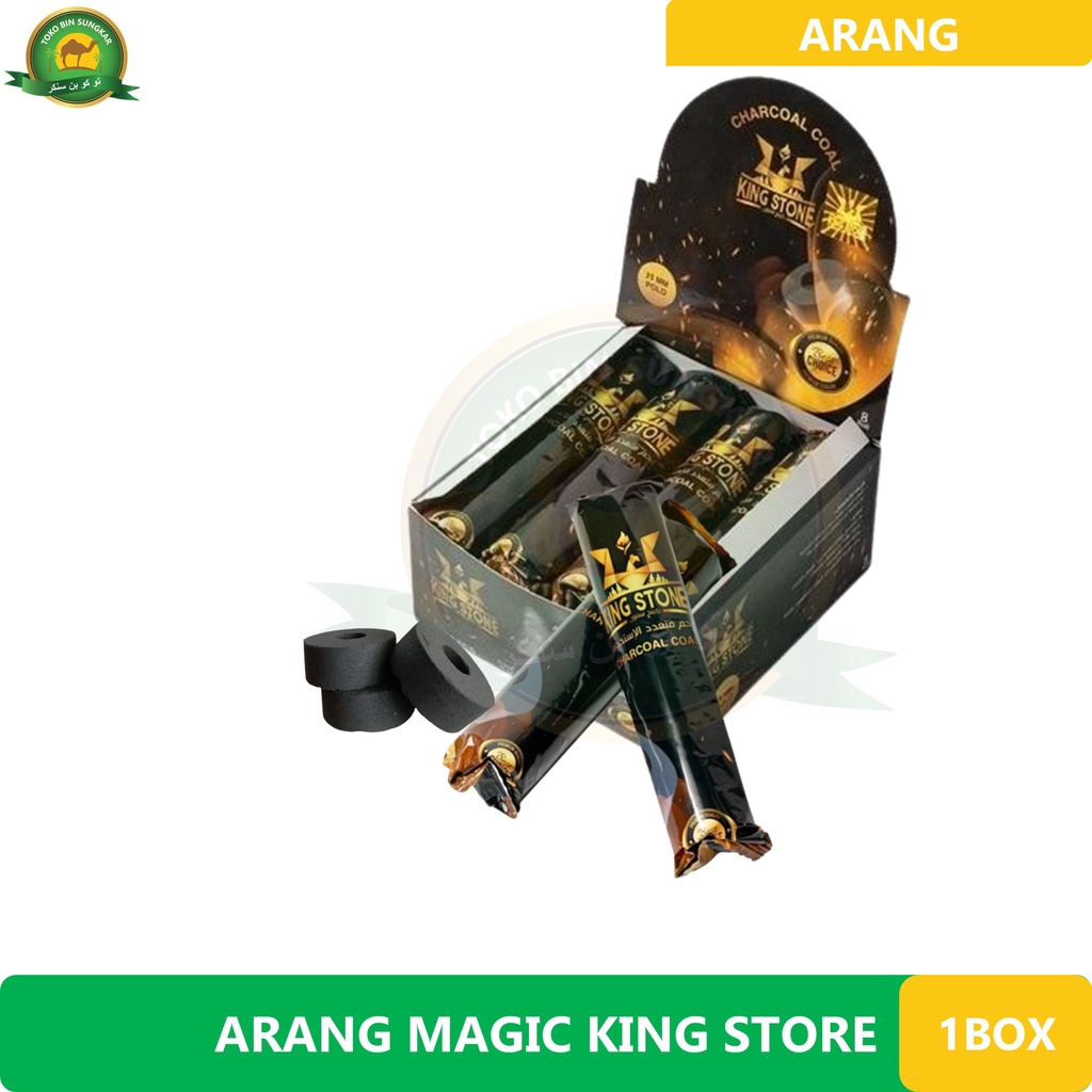 ARANG MAGIC BOX ARANG BRIKET KINGSTONE CHARCOAL Arang untuk Bakar Dupa Arab dan gaharu