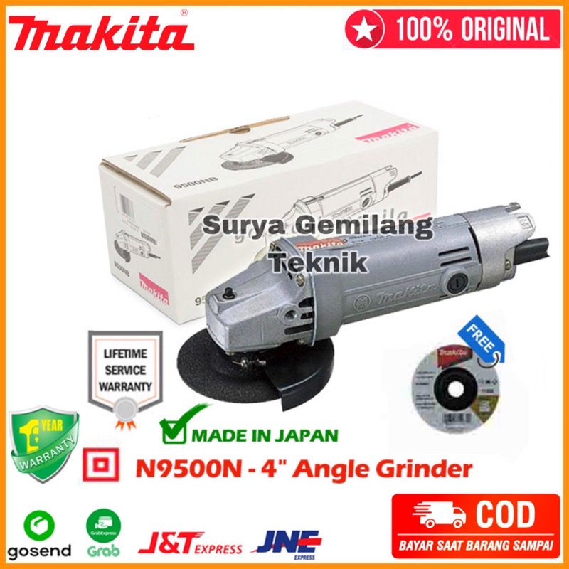 Mesin Gerinda Tangan Makita N9500N Angel Grinder Makita N 9500 N
