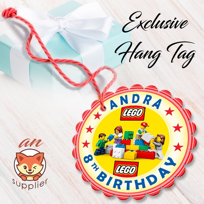 BLOCKS 2-1 HANG TAG THANK YOU CARD ULTAH / ULANG TAHUN