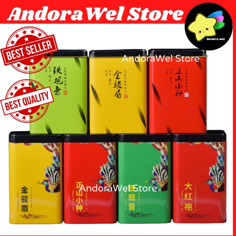 Chinese Tea Best Quality Premium Box Teh Cina Kemasan Kaleng Teh Premium
