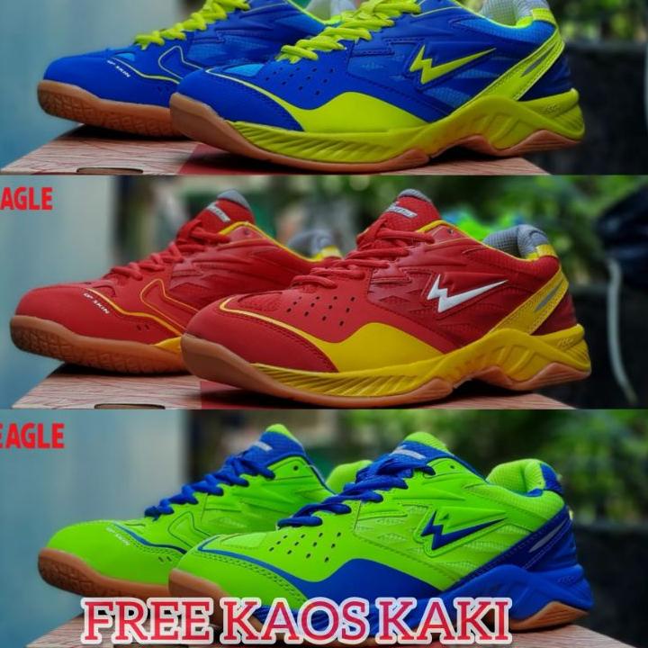 Barang Pilihan.. Sepatu Bulutangkis Eagle Pria Wanita Original Sepatu Badminton Eagle