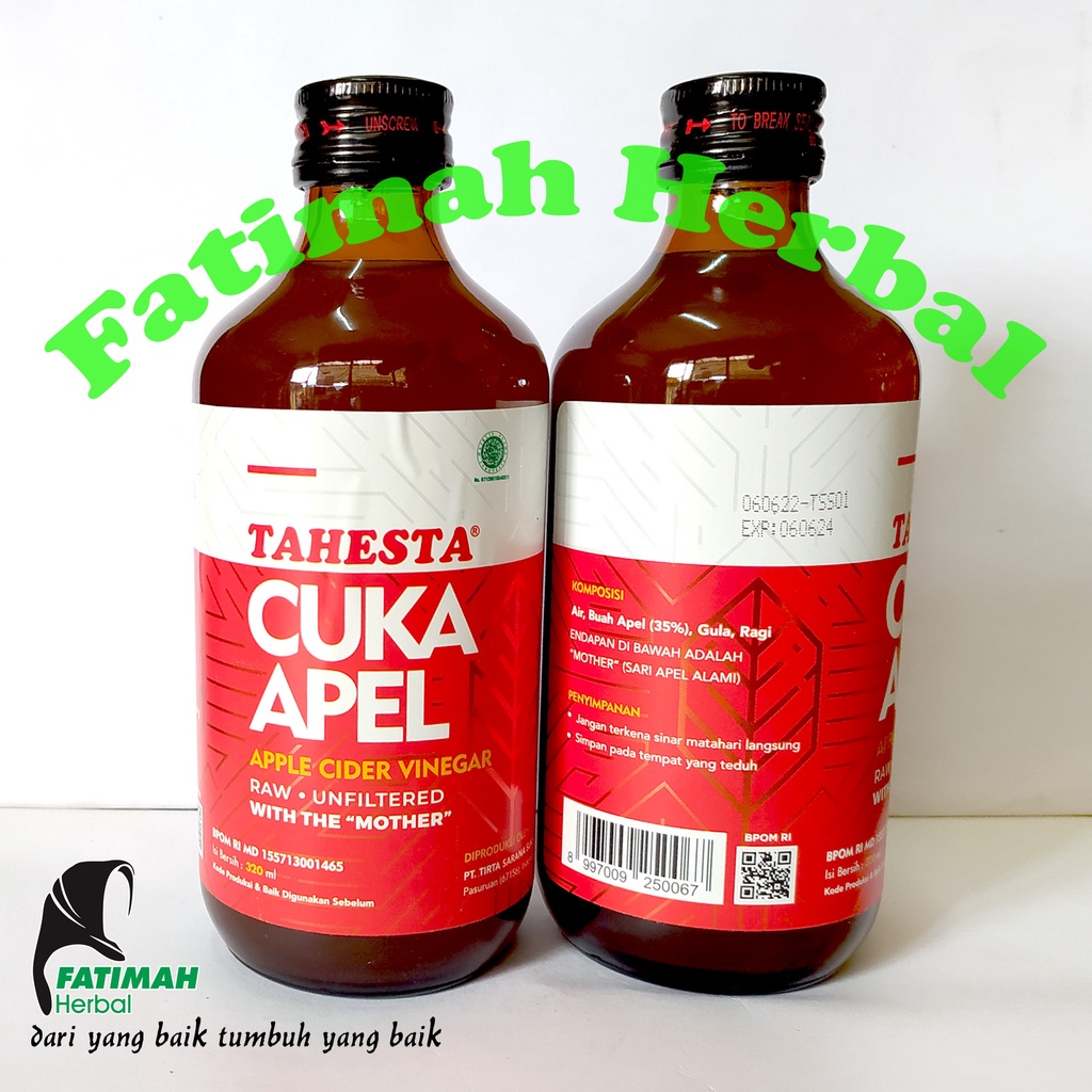 

Cuka Apel Tahesta 320 ml