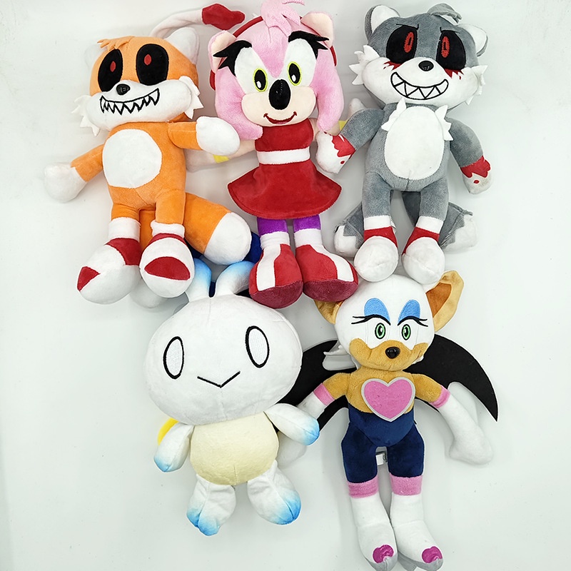 30 cm Sonic The Hedgehog Rouge The Bat Blaze The Cat Mainan Mewah Boneka Boneka Binatang Mainan Anak Hadiah Mainan