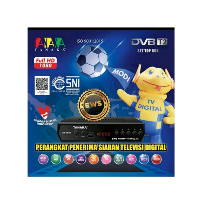 NEW STB TV BOX & RECIEVER DIGITAL TANAKA T2 BODI BESI
