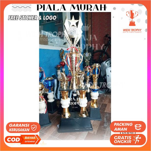TROPHY PIALA  KAKI 2 SATUAN MARMER