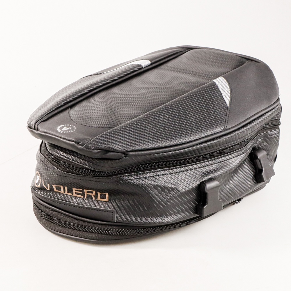 VOLERO Tas Motor Touring Back Seat Tail Storage Bag - RR9014 - Black - 3VSE01BK