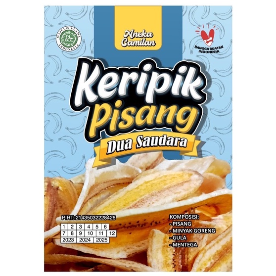 

keripik pisang kepok 250gr