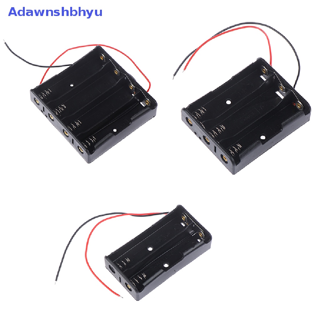 Adhyu 1PC Tempat Penutup Case Penyimpanan Bahan Plastik Li-ion Untuk2Per3 /4x3.7V 18650 DIY ID