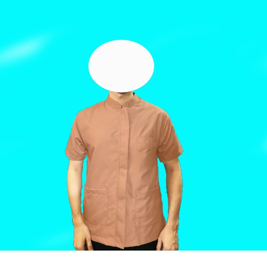 Viral SUPER SALE Baju OK kerah shanghai / Baju OKA / Baju Jaga / Baju Dokter dan Perawat