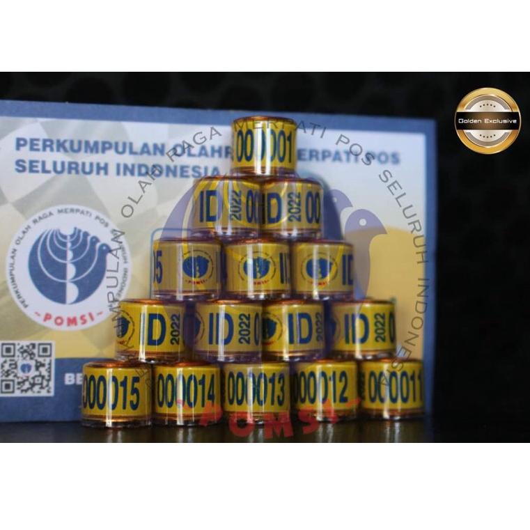 [Z-A6A-✉] Ring Cincin Merpati Pos ID 2022 & ID 2021 POMSI_pasti dikirim