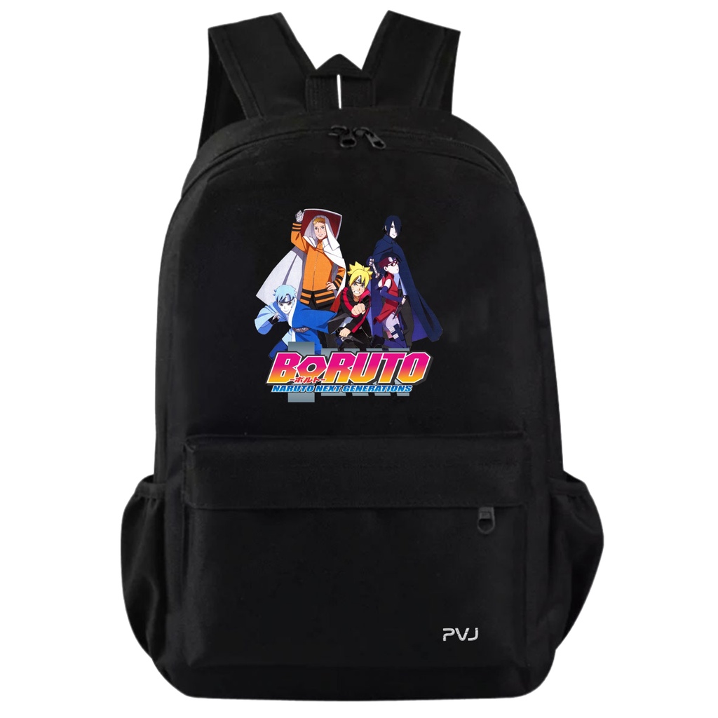 PVJ - Tas Ransel Anak Sekolah Laki-laki SD Gambar Motif Boruto