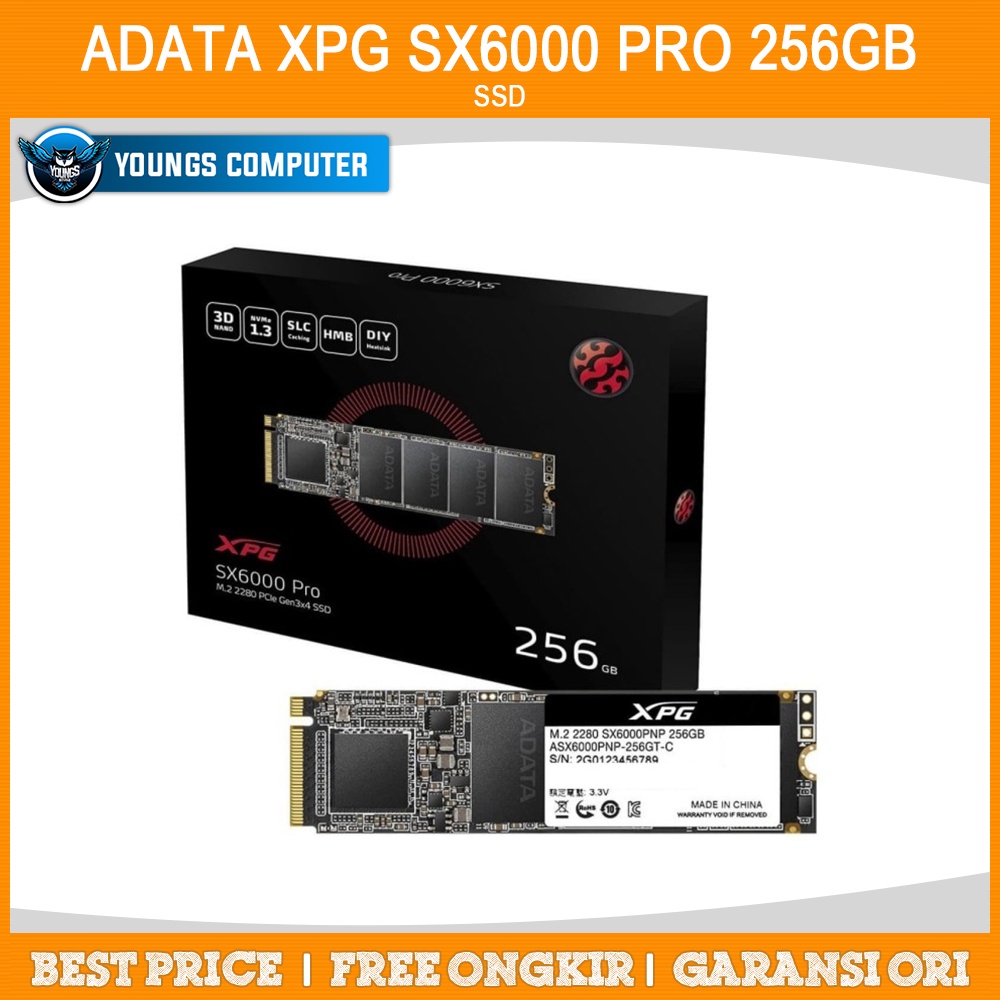 SSD ADATA XPG SX6000 PRO 256GB M.2 NVME