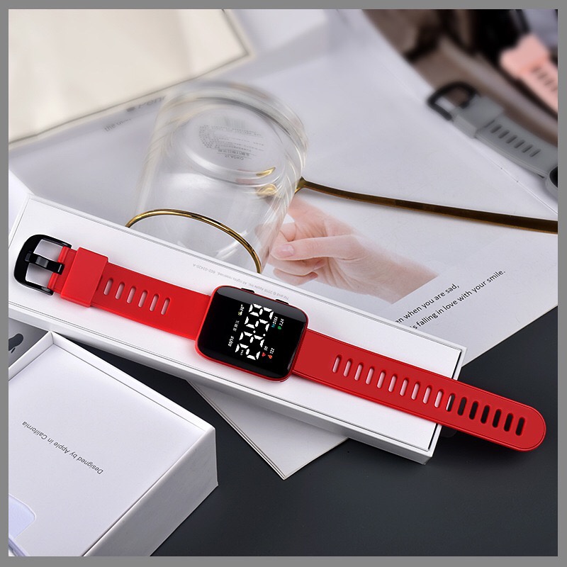 ✅COD [KUMA] Jam Tangan LED Digital Unisex Pria Wanita Sport JT-27