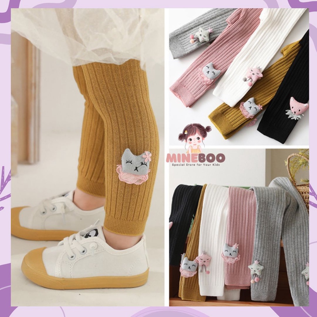 mineboo - Legging MAOMAO Anak Perempuan Import Premium / Leging Bayi Import Motif