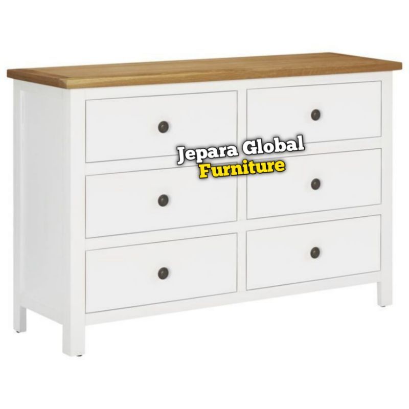 Nakas drawer laci 6 minimalis duco modern ( nakas murah, drawer laci, bufet cabinet )