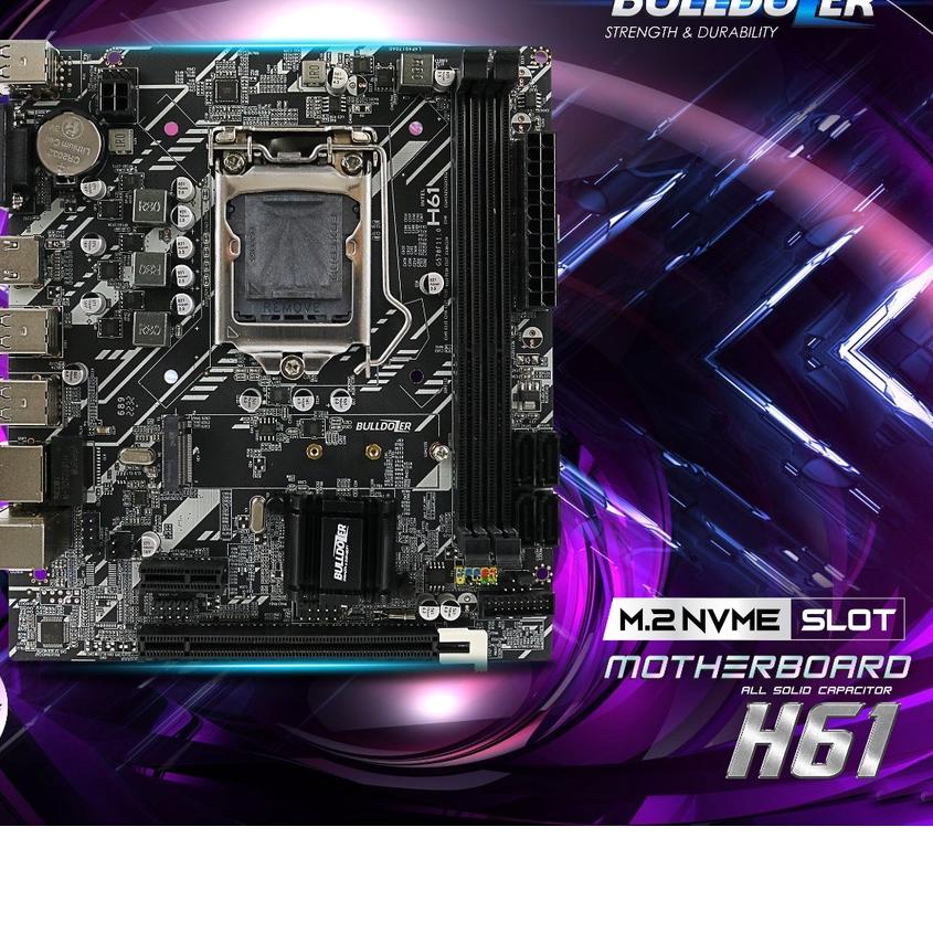 Quality Control✅MOTHERBOARD BULLDOZER H61B-LZ SOCKET 1155 DDR3|RA1