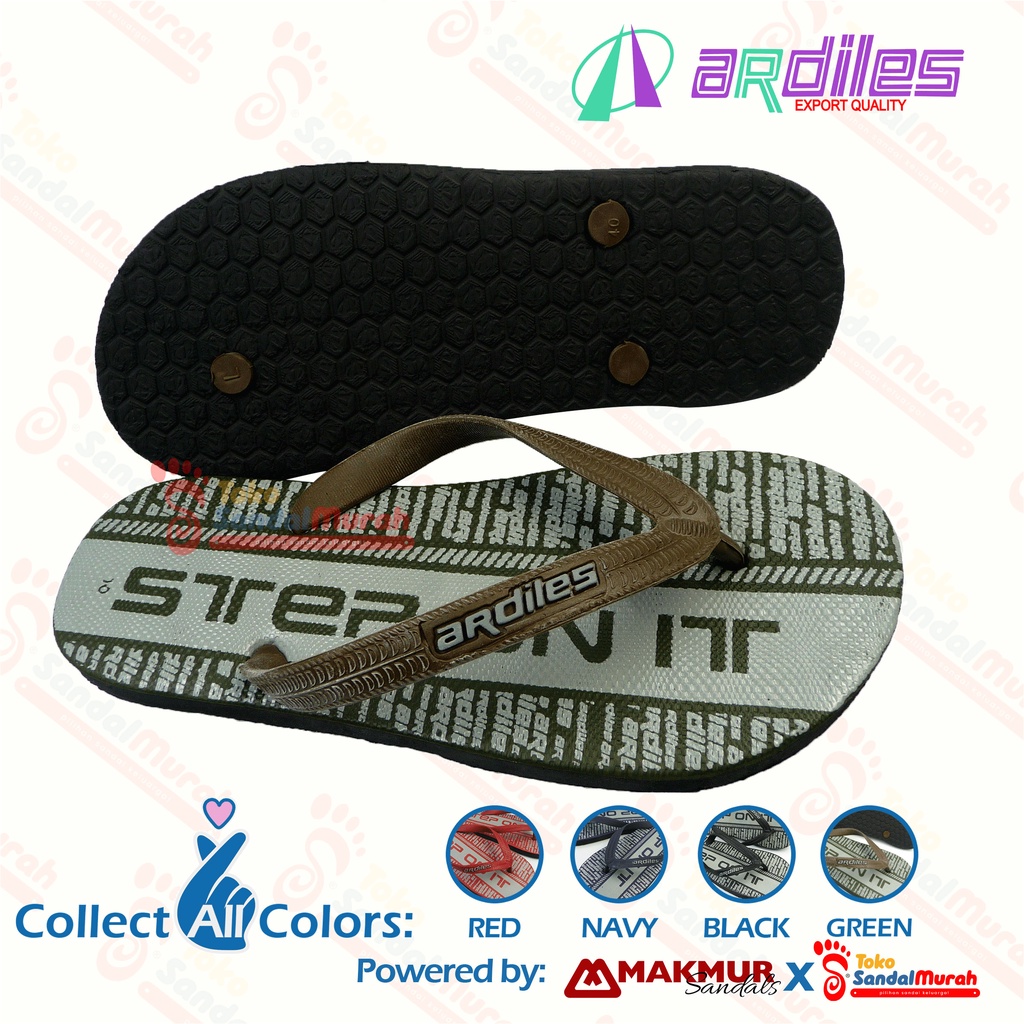 Toko Sendal Murah - Sandal Jepit Ardiles Milan / Sandal Jepit Original / Sandal Jepit Dewasa Unisex / Sandal Jepit Nyaman Murah [Toko Sendal Murah M 08 Ardiles Milan]