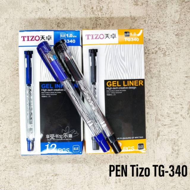 

[1Lusin] Ballpoint / Bolpoin / Pen Gel Tizo Tip 1.0 Tg-340