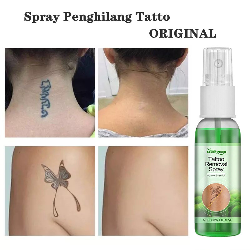 Spray Penghilang tatto tato removal Obat Penghilang Penghapus Tato Tatto Permanen Tanpa Laser-30ml