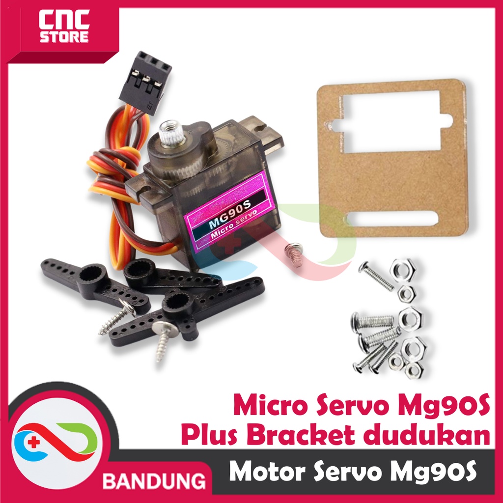 TOWER PRO MICRO SERVO MG90S MG-90S METAL GEAR WITH BRACKET SERVO