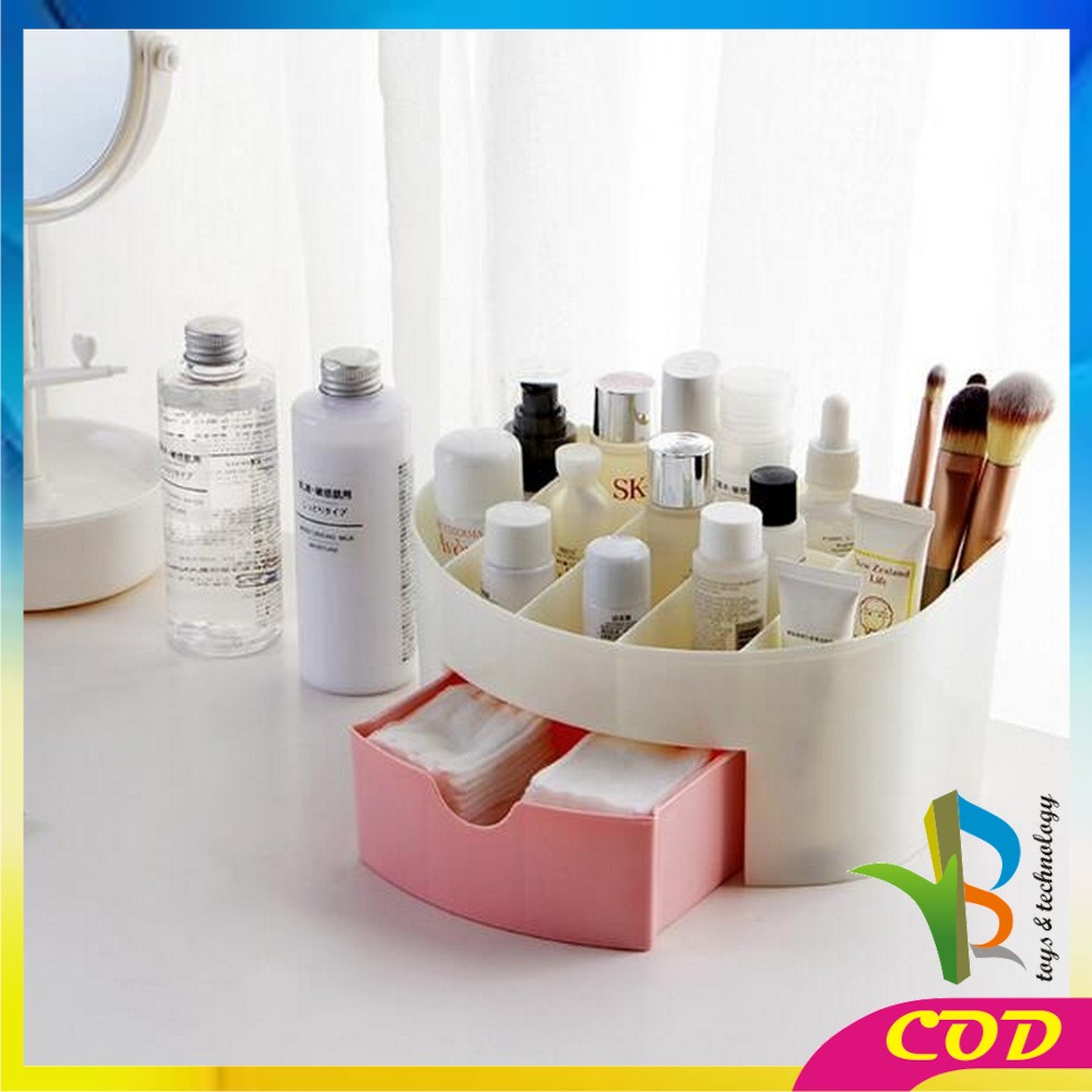 RB-K33 Rak Kosmetik Mini Serbaguna Desktop Storage Box Organizer Multifungsi / Make Up Storage