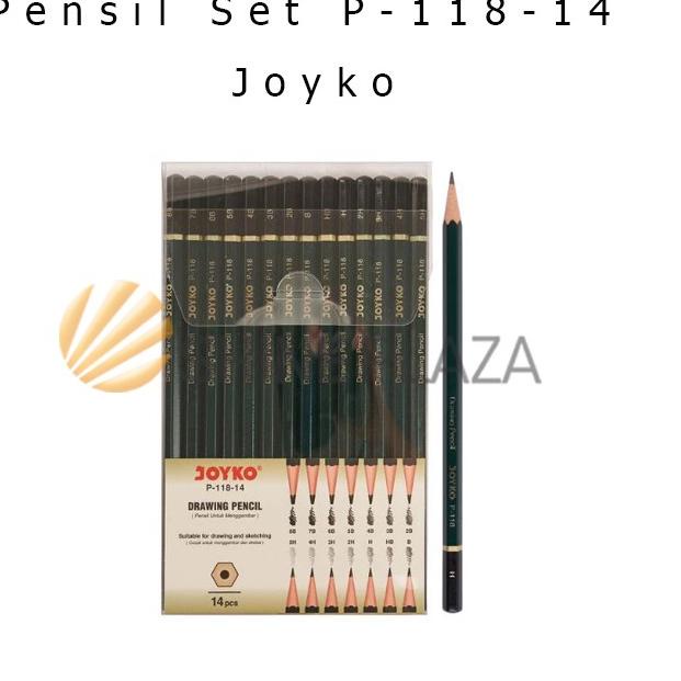 

¤¤» Drawing Pencil Set - Pensil Gambar Joyko P-118-14 Isi 14 - Pensil 2B