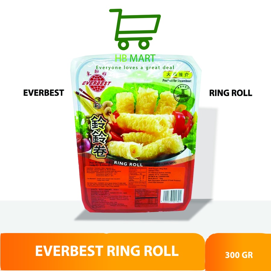 

Everbest Ring Roll / Kulit Kembang Tahu Steamboat / Shabu-Shabu 1 pax