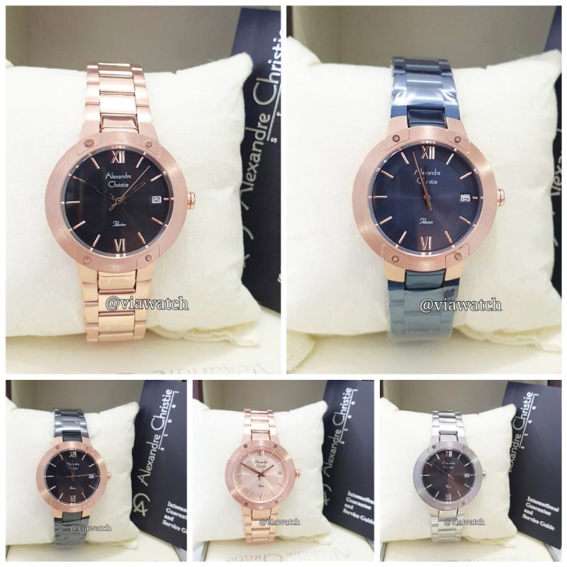Jam Tangan Wanita Alexandre Christie Ac2A12 AC 2A12
