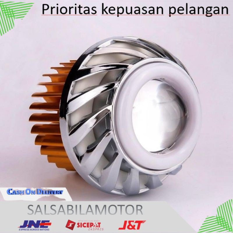PROJIE MOTOR Lampu Depan Projie Proji LED Running hi low Mio Beat Vario Jupiter Z Mx King