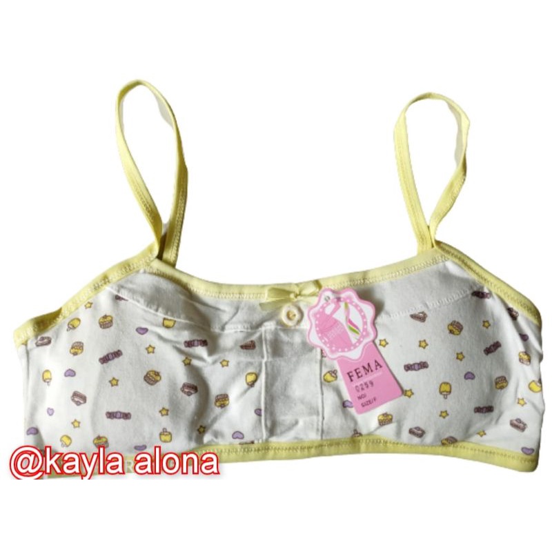 MINISET ANAK MOTIF TALI SATU &quot; FEMA &quot; ( Ada BUSA &amp; Pengait di Belakang )