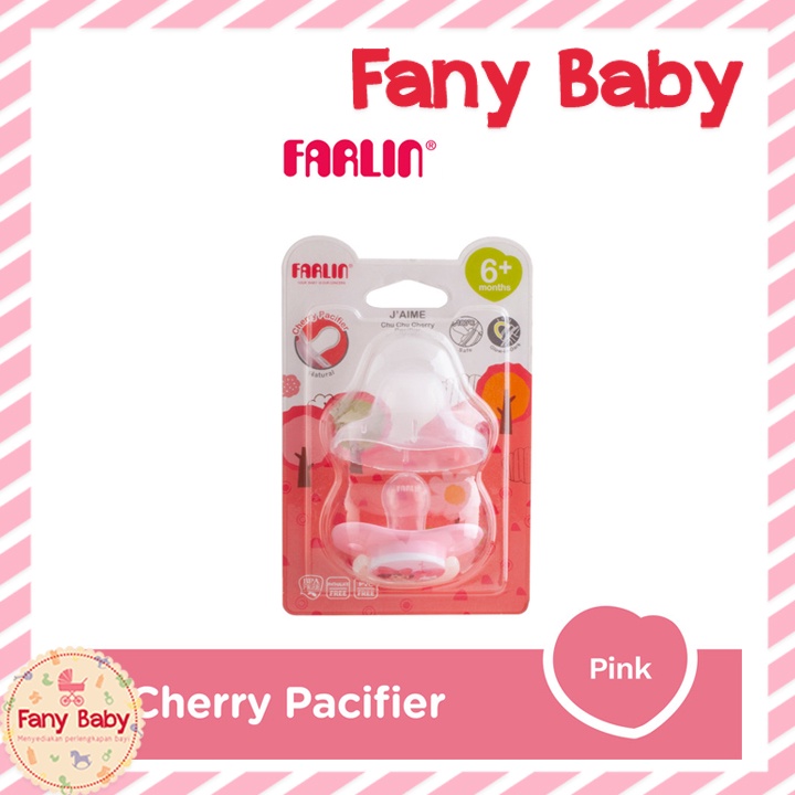 FARLIN CHERRY PACIFIER 6M+