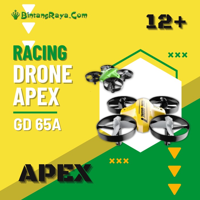 Racing Drone Apex Gd-65 Mini Drone Green And Yellow Original