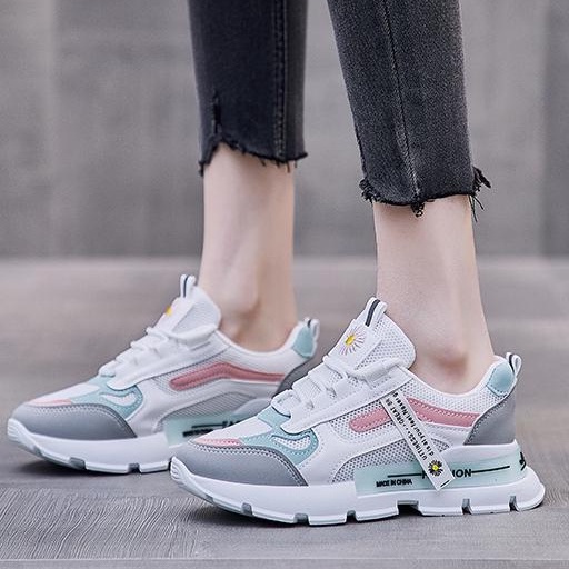 Sneakers Wanita Sneakers Perempuan Korea Style Sepatu Olahraga Wanita Import Sneaker Lari Cewek Cantik Murah