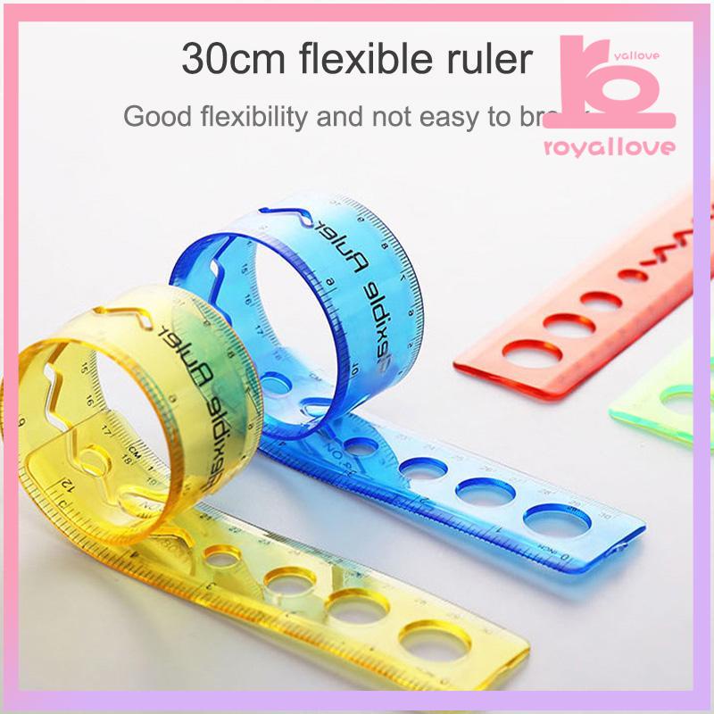 

COD30cm Penggaris Lunak Dilipat Portabel Flexible Ruler Alat tulis-love