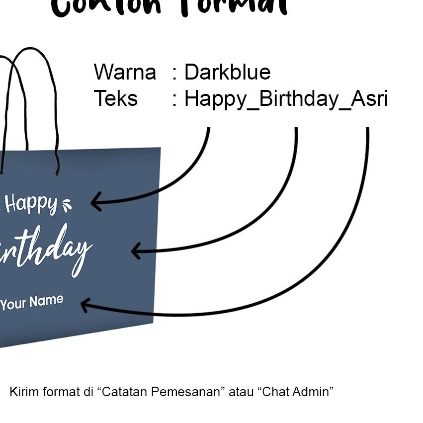 

Kirim Langsung PAPER BAG KADO CUSTOM FANCY TEKS EDITION``