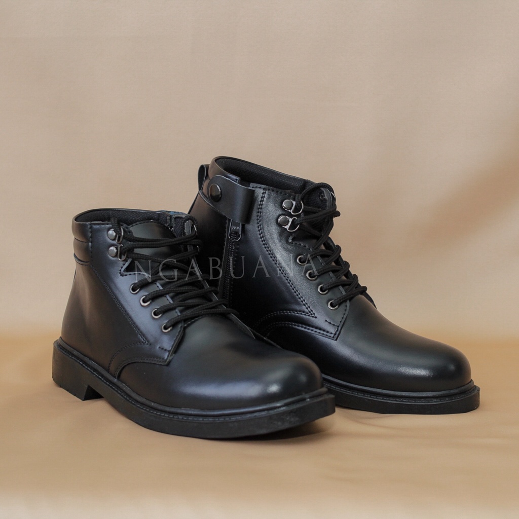 Sepatu PDH Mengkilap dan Doff, Pantofel Dinas TNI POLRI SECURITY INTANSI