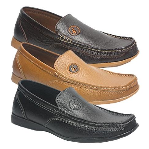 Dr. Kevin Sepatu Kasual Pria Kulit Asli Pantofel Formal 834-032