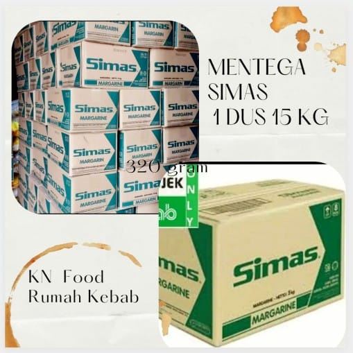 

KHUSUS Go Kilat - Gojek - Mentega Simas - 15 Kg- 1 Dus Mentega Simas