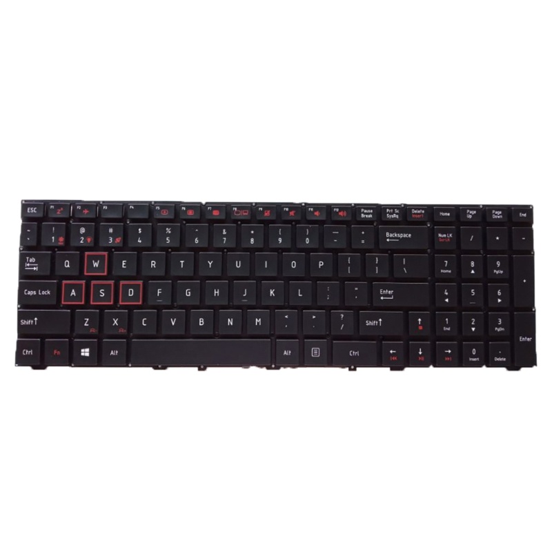 Zzz US Laptop Bahasa Inggris Backlit Keyboard Notebook Untuk MACHENIKE F117-VB F11F-S S11 Si3 S6CP Untuk Thor 911 X6 Diganti Keybo