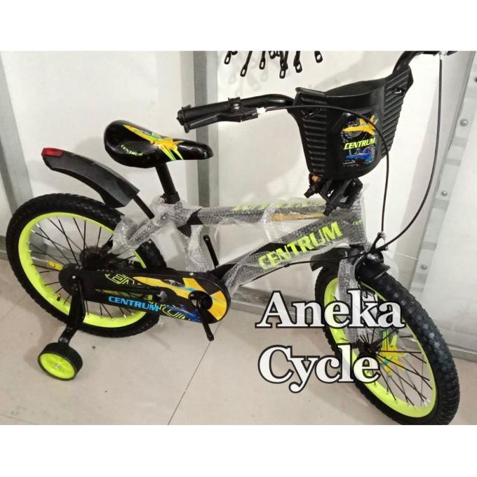 Sepeda Anak Roda Empat Cowok Bmx Centrum 18 Inch #Original