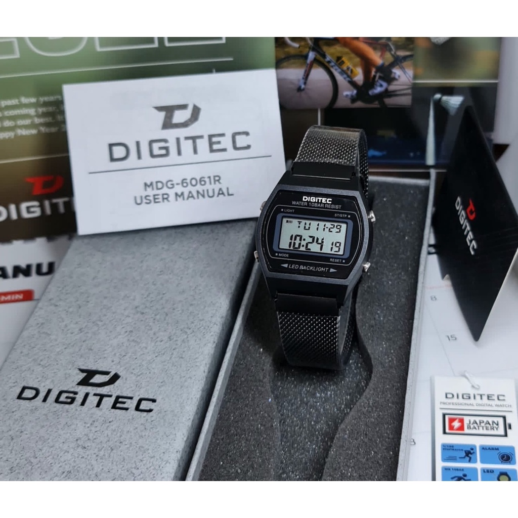 BISA COD !! jam tangan wanita DIGITEC 6061R FREE BOX FREE BATERAI CADANGAN DAN GARANSI terlaris termewah termurah kekinian terbaru