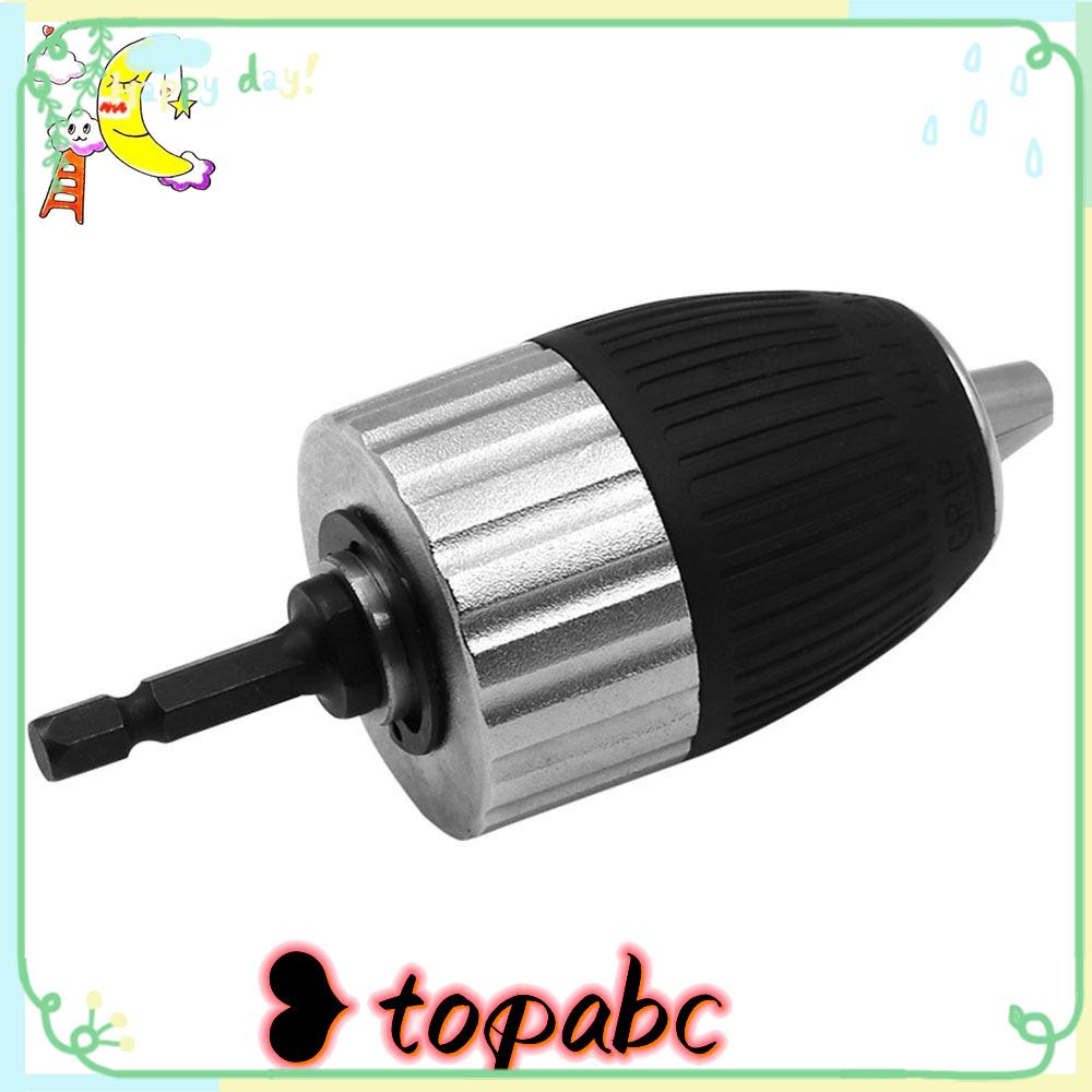 Chuck Konversi Bor Tangan Atas Baru 3/8-24UNF Konversi Dudukan Mata Bor Impact Hammer