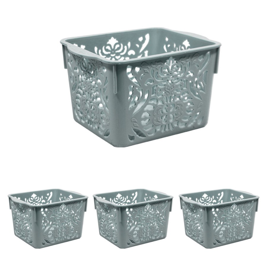 Storage Basket / Tempat Keranjang Plastik Serbaguna - Quattro 8360